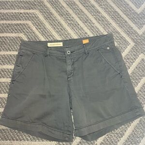 Pilcro and the Letterpress Charcoal Gray Bermuda Shorts